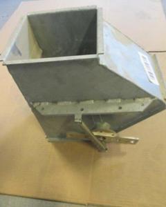 Branch piece with regulation flap Q16 45deg M&M